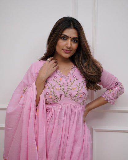 Beautiful embroidery and sequence work Set For Women